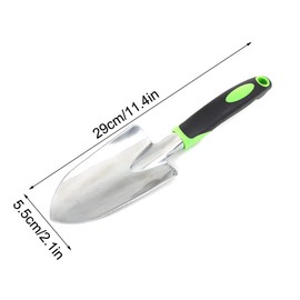 Garden Shovel, Aluminum Alloy Garden Digging Tool Small Outdoor Hand Gardening Equipment for Transplanting, Planting, Weeding