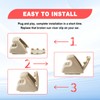SYudwen 2PCS Interior Sun Visor Hook Clips, Sun Visor Support