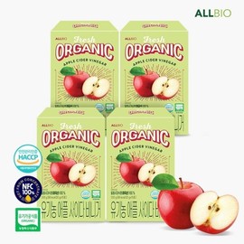 Organic Apple Cider Vinegar Asabi Sticks (4 boxes, 60 packets) / 유기농 애플사이다비니거 애사비 스틱 4박스60포)