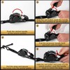 IAZZCO Retractable Ratchet Tie Down Straps - 1 Inch x