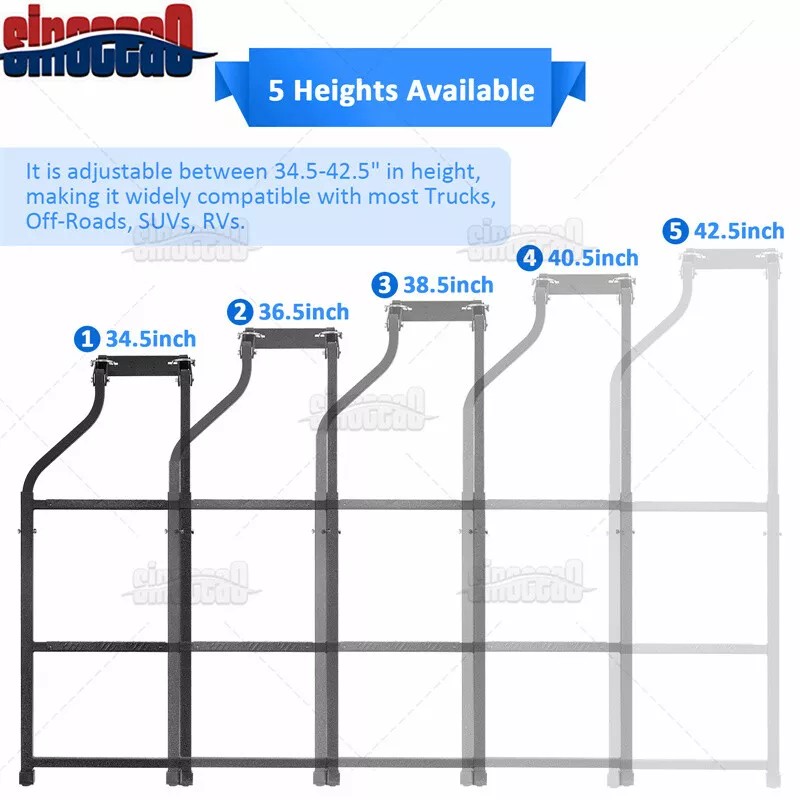SI Adjustable Tailgate Ladder for 2017-18 19 20 21 22