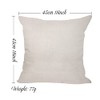 34th Wedding Anniversary Throw Pillow Cover Cushion Cover 18x18 Inch