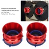 1 Pair NAB Hub Adapters Polished Aluminum Alloy Universal Loading