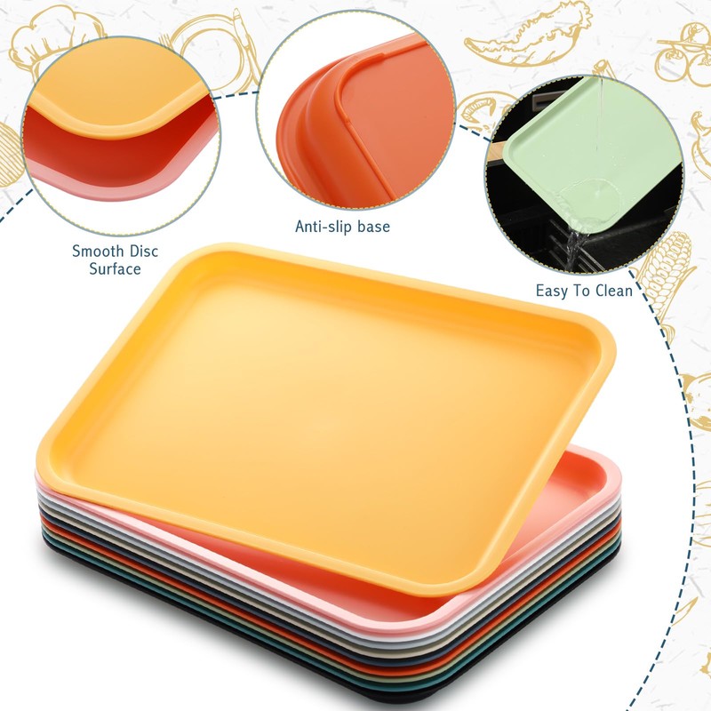 Maxdot 40 Pcs Fast Food Serving Tray 10" x 14"