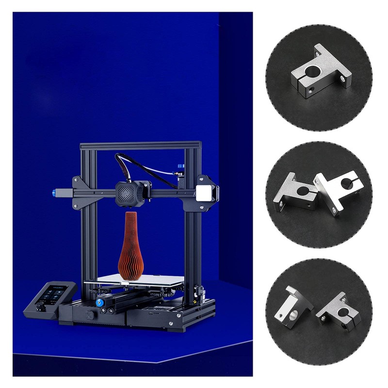 eMagTech Linear Ball Bearing Mounting Bracket for Linear Guide SK20