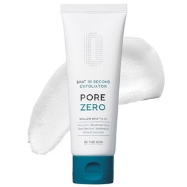 BE THE SKIN BHA+ Pore Zero 30 Second Exfoliator - Pore Erasing Face Peeling Gel with Salicylic Acid, Aloe Vera - Removes Dead Skin & Sebum - Glass Clear Skin, Korean Skincare, 3.38oz.