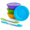 Munchkin Set 4 Platos Bowls Munchkin Cucharas Papillas Alimentos Bebe