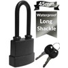 PSO 45MM Long Shackle Heavy Duty Waterproof Steel Outdoor Security