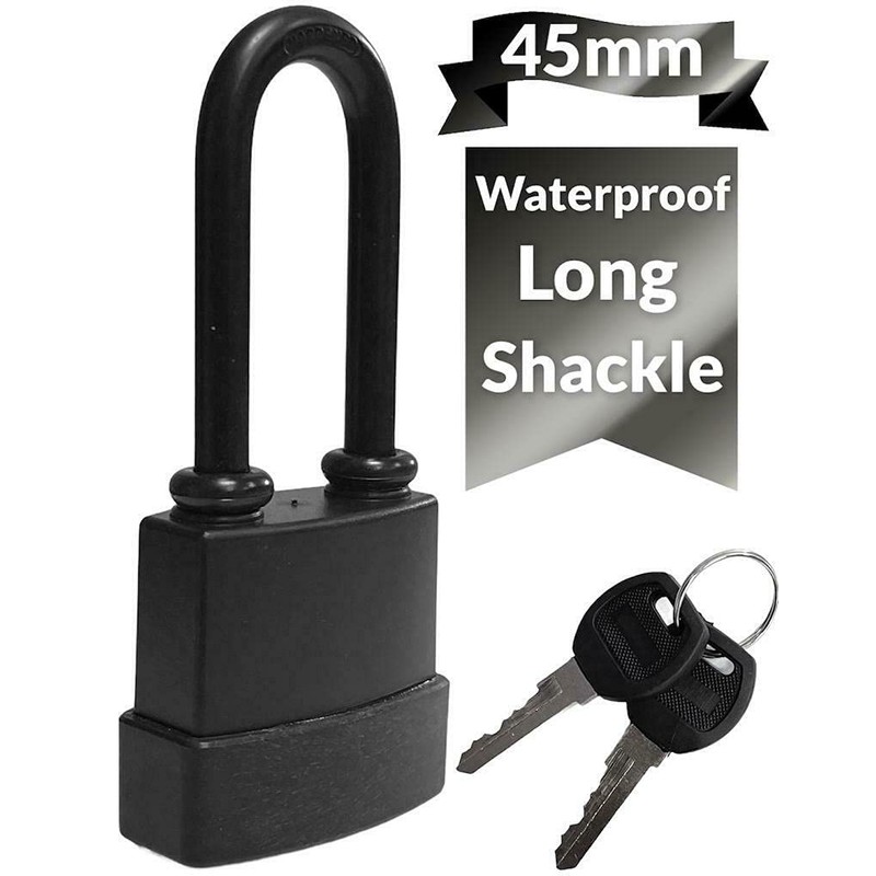 PSO 45MM Long Shackle Heavy Duty Waterproof Steel Outdoor Security