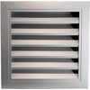 Byson 12" x 12" Aluminum Gable Vent - Anodized Aluminum