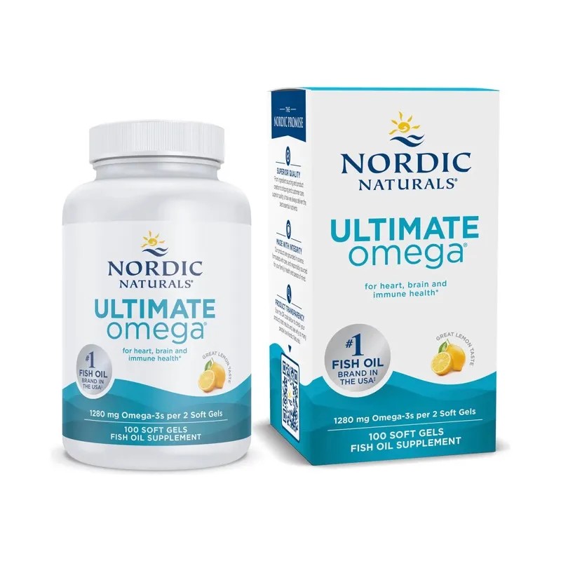 Nordic Naturals Ultimate Omega 1280 Mg Con 100 Softgels Sabor
