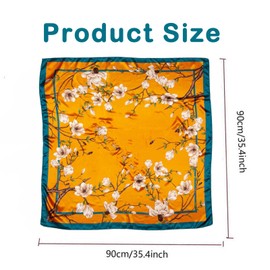 GETFACAI 2 PCS Silk Head Scarf, Head Scarf, Hair Scarf, Silk Scarf Satin Scarf Headscarf Silk Hair Wrap Silk Scarf for Hair Satin Hair Wrapwomen's Satin Scarves Silky Hair Neck Scarf Sleeping Wraps