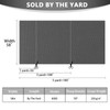 Waterproof Canvas Fabric by The Yard 58inch 600D Upholstery Material