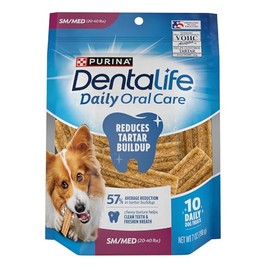 Purina Dentalife Snack Cuidado Oral Para Perros Adultos Raza Mini y Pequeña 198g