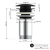 instmaier Drain fitting // Universal pop-up valve // for bathroom