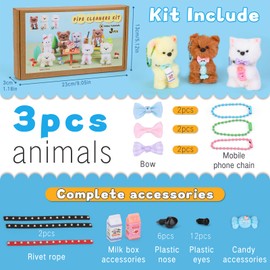 ZXIIXZ 45 Pcs Extra Thick Pipe Cleaners Craft, 39.37 Inch Soft Chenille Stems Thick Pipe Cleaner Craft Supplies Large Pipe Cleaners for Beginners Arts DIY Crafts Decorations