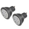 2pcs 7W GU10 LED Light Bulb 6000K White Light LED