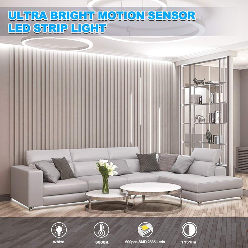 MY BEAUTY LIGHT Motion Activated LED Strip Lights, 32.8ft LED