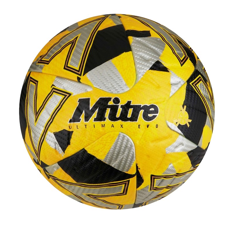 Mitre Ultimax Evo Football | Professional Ball | Responsive Hyperfoam