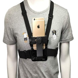 GETON Smartphone Wearable Camera, Chest Harness Holder, 360 Degree Rotation, Supports Vertical and Landscape, Hands-free Hands-free, Hand-held Photography, Video Production, Equipment, Video, Movies,