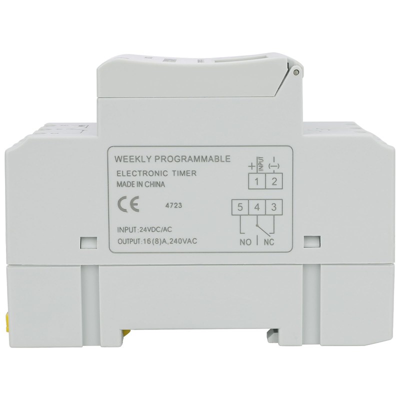 Weasch Timer Switch, THC15A, DC/AC 24V 16Amp, Digital LCD Power