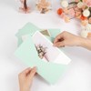 AMFUN 55 Pack Invitation Envelopes, Diamond Gummed Self Seal Envelope,