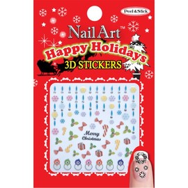 Nail Ssen Nail Art Christmas Nail Sticker NSB-25 / 네일쎈 네일아트 크리스마스 네일스티커 NSB-25