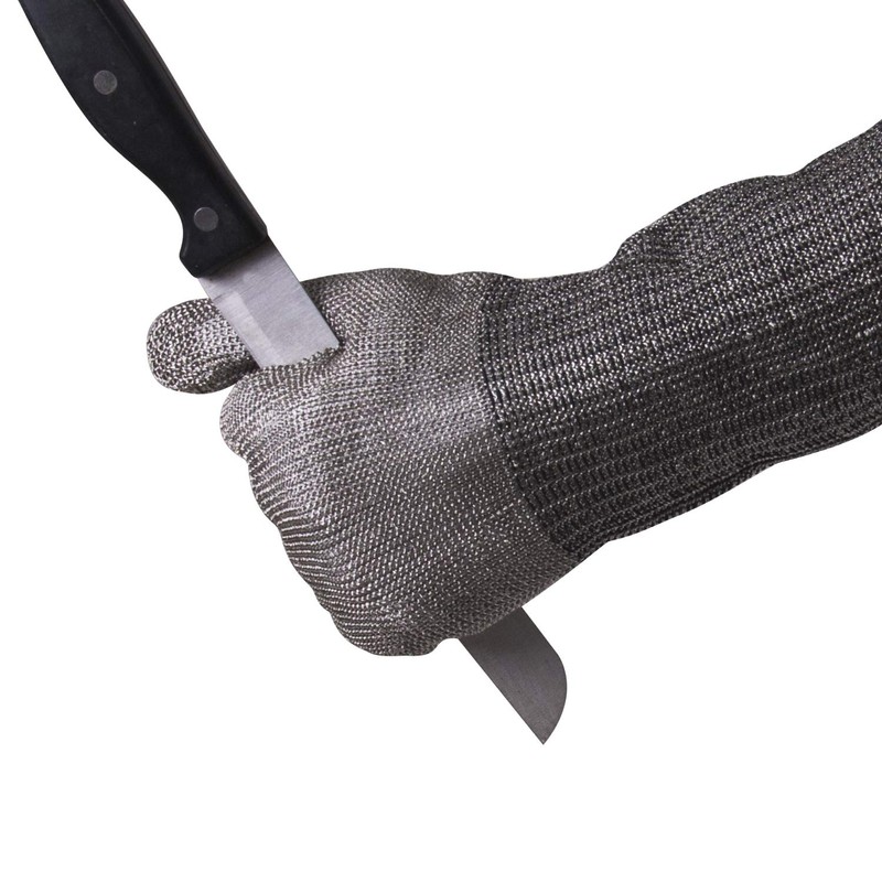 ThreeH Protective Gloves Extend Sleeves 14 Inch 316L Stainless Steel