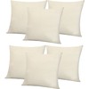 Sublimation Pillow Covers Blank 16x16 Inch BeigeThrow Pillow Cases Bulk