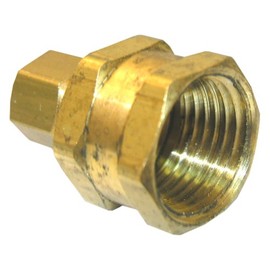LASCO 17-6617 1/4-Inch Compression by 1/2-Inch Female Pipe Thread Brass Adapter