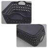 Leendines Mini Desktop Baskets 12 Packs, Grey Plastic Baskets for