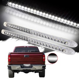 OCPTY 2pcs 16Inch 23 Diodes Clear Len ID Bar Stop Brake Turn Trailer Marker Light For Abarth 1000 1969 For Abarth 1150 1966 For Abarth 1300 1969 For Abarth 1600 1966 For Abarth 2000 1969 For Abarth