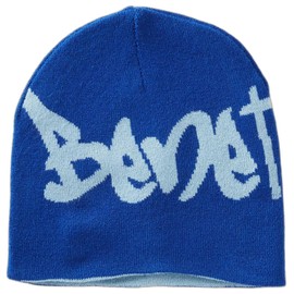 United Colors of Benetton Berretto 19TDHA00E Set di Accessori Invernali, Blu, 4 Anni Bambino