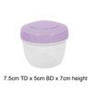 YöL Pack of 3 Small Food Containers Dip Pots Fruit