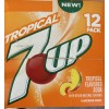 7UP 7 Up Tropical Flavored Soda 12 pack