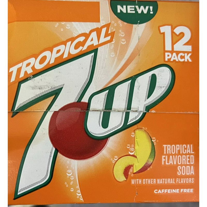 7UP 7 Up Tropical Flavored Soda 12 pack