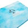 Happy Homewares It's a Boy 40-Sheet Blue Watercolour Guest Book