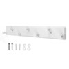 AJLTPA Coat Rack Wall Mount, White Wall Coat Rack Screw