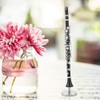 Lazmin Black Miniature Clarinet Model Mini Musical Instrument With Stand