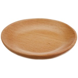 Alphax 902416 Small Plate, Wood Grain, 2.4 x 0.4 inches (6 x 1 cm), Beech, Komame Plate
