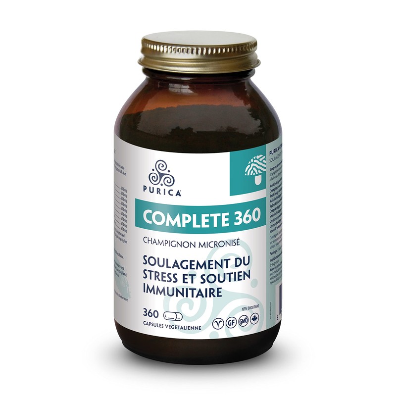 PURICA - Complete 360 Micronized Mushrooms - Pressure Relief &