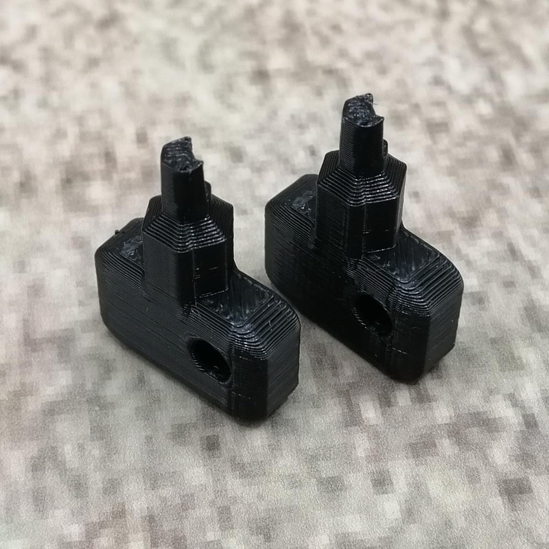 ULEIVA Replacement Key 2 x Black Compatible with Synology NAS