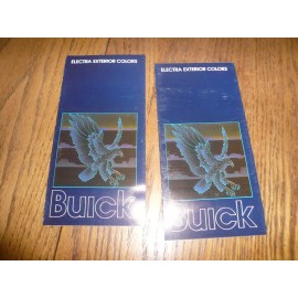 1984 Buick Electra Exterior Factory Color Chip Paint Samples Booklets - 2 for 1