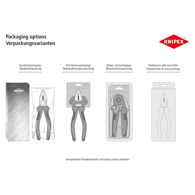 KNIPEX High Leverage Diagonal Cutter with Comfort Handles 250 mm,
