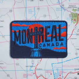 Montreal Iron on Travel Patch - Great Souvenir or Gift for travellers