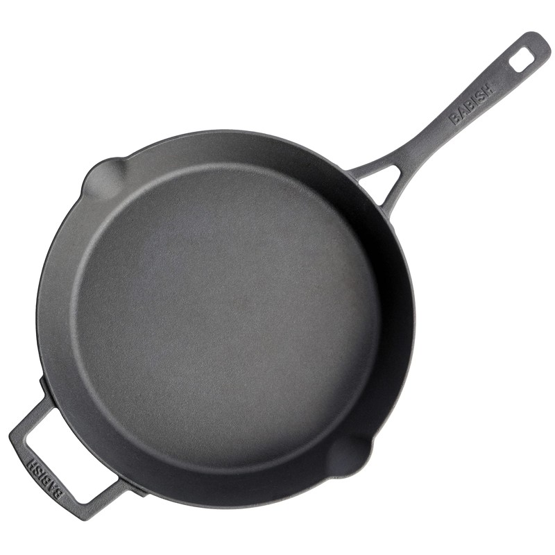 Babish 10-Inch Preseasoned Cast Iron Skillet – Durable Non-Stick Frying