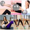 OUOQI 25 cm Pilates Ball, Gymnastics Ball, Yoga Ball, Small