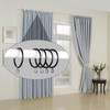 Kinsinder 60 Pieces Metal Curtain Rings, Rings for Curtain Rods