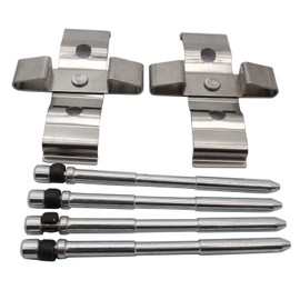 2 SET SHLPDFM Front Brake Pad Fitting Kit Pins Anti Rattle Springs MBA1848, 109-1848 KIT1223 Fits for Renault Clio RS 197 200 Sport