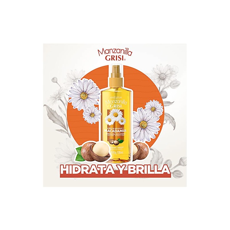 Manzanilla Grisi, Serum Capilar Manzanilla Grisi Hidratación Instantánea, 120 ml